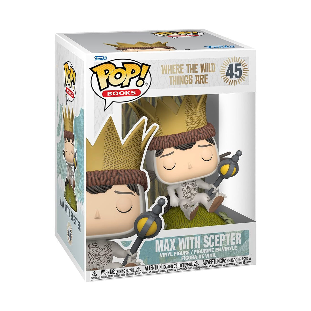 Funko Pop Premium Where The Wild Things Are - Max With Scepter Vinyl Figure 45 - 9 Cm