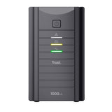Trust 21199 Oxxtron Gruppo di Continuita' con 2 Prese a Parete Nero