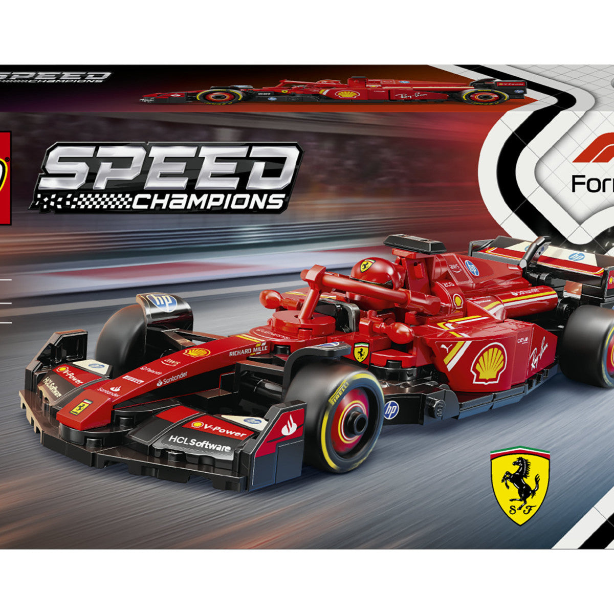 LEGO Speed Champions Ferrari SF-24 F1 Auto da Corsa 275 Pezzi 10