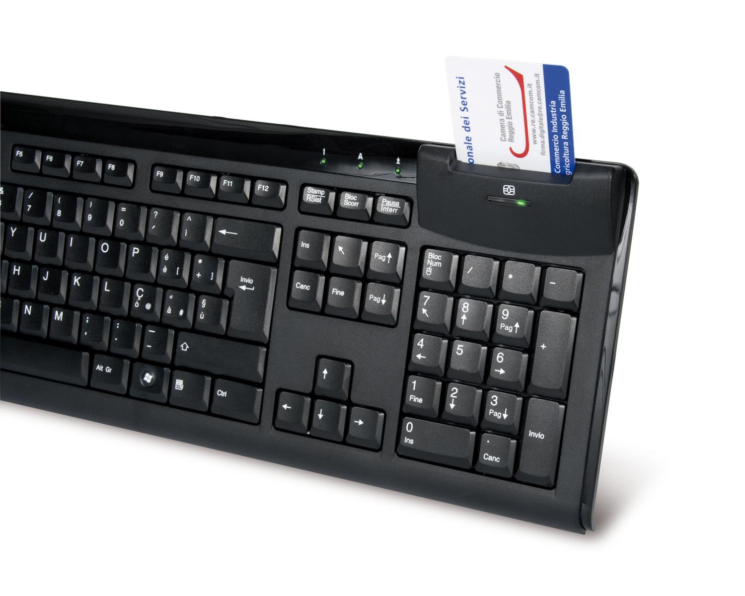 Hamlet XKKITASCR tastiera QWERTY Italiano Nero