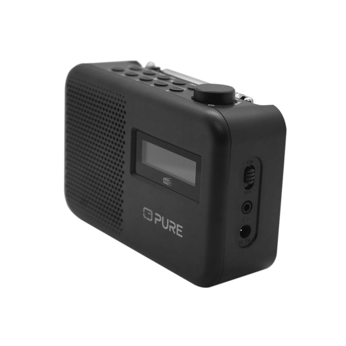 Pure One2 252517 Radio Portatile ELAN Coton Nero