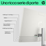 HP All-in-One 24-cr0071nl AMD Ryzen 5 7520U 60,5 cm (23.8") 1920 x 1080 Pixel PC All-in-one 8 GB LPDDR5-SDRAM 512 GB SSD Windows 11 Home Wi-Fi 6 (802.11ax) Bianco