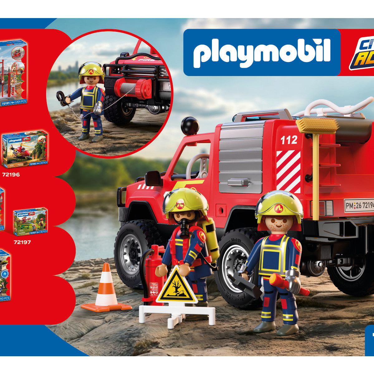 Playmobil Feuerwehr-Pickup