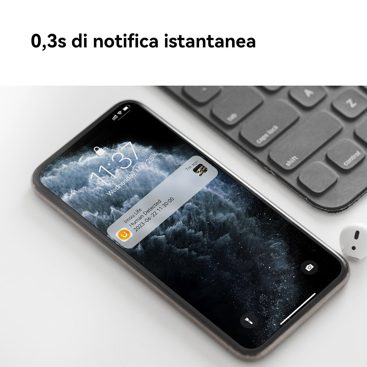 Imou Cruiser SC 4G 2K (3MP) - Telecamera 4G da esterno Motorizzata 360gradi- Visione Notturna a Colori, IP66, Tracciamento Intelligente, Rilevamento Umano, Deterrenza attiva (Faretto, Luci Blue e Rosse e Sirena, Audio Bidirezionale