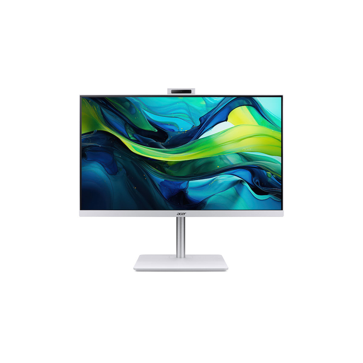 Acer Veriton VZ2417G Intel Core 5 120U 68,6 cm (27pollici) 1920 x 1080 Pixel PC All-in-one 16 GB DDR4-SDRAM 512 GB SSD Windows 11 Pro Wi-Fi 6 (802.11ax) Giallo, Bianco