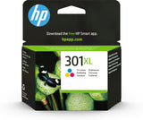 HP 301XL CH564EE UUS High Yield Tri Color Original Ink Cartridge Cartuccia d'Inchiostro 1 pz Resa Elevata XL Ciano Magenta Giallo