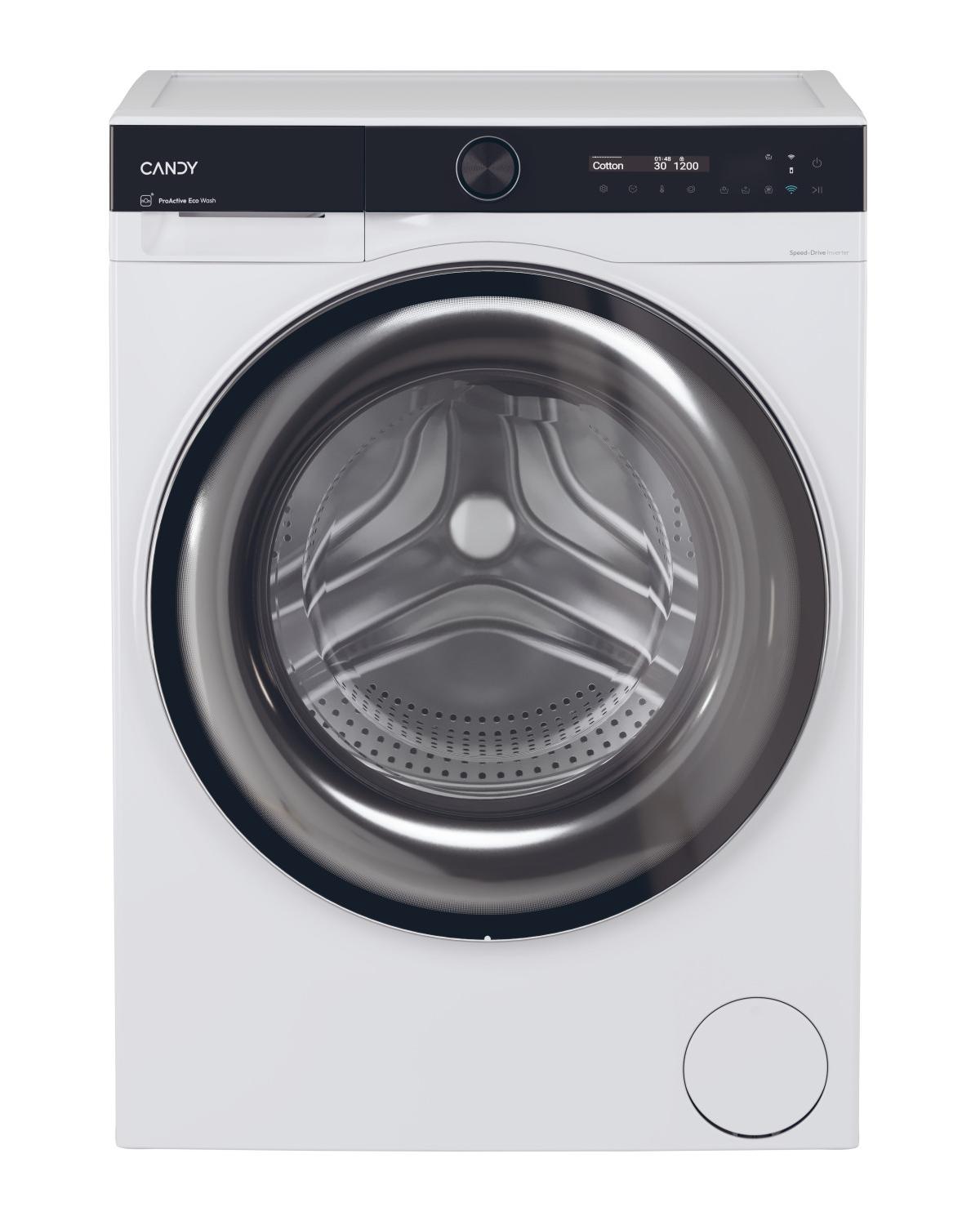 Candy BWS 4128B8 S lavasciuga Libera installazione Caricamento frontale Bianco D