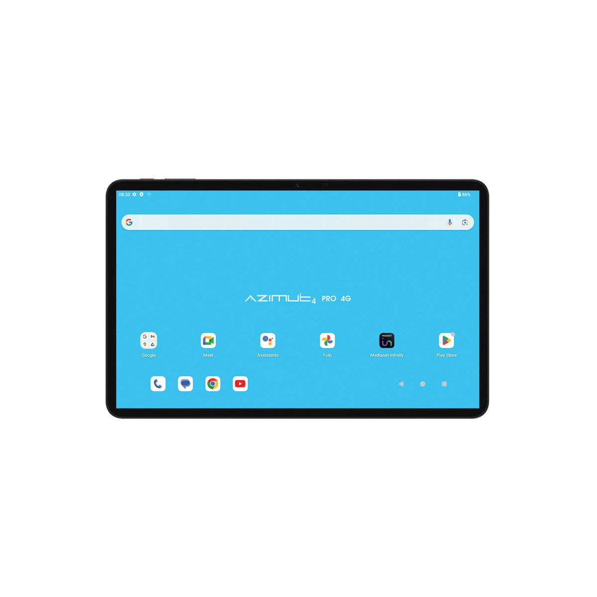 Mediacom SmartPad Smart Pad Azimut 4 Pro 4G Spreadtrum LTE-FDD 128 GB 30,4 cm (12") 8 GB Android 14 Grigio