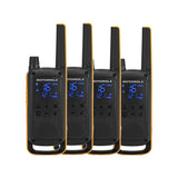 Motorola Talkabout T82 Extreme Quad Pack ricetrasmittente 16 canali Nero, Arancione
