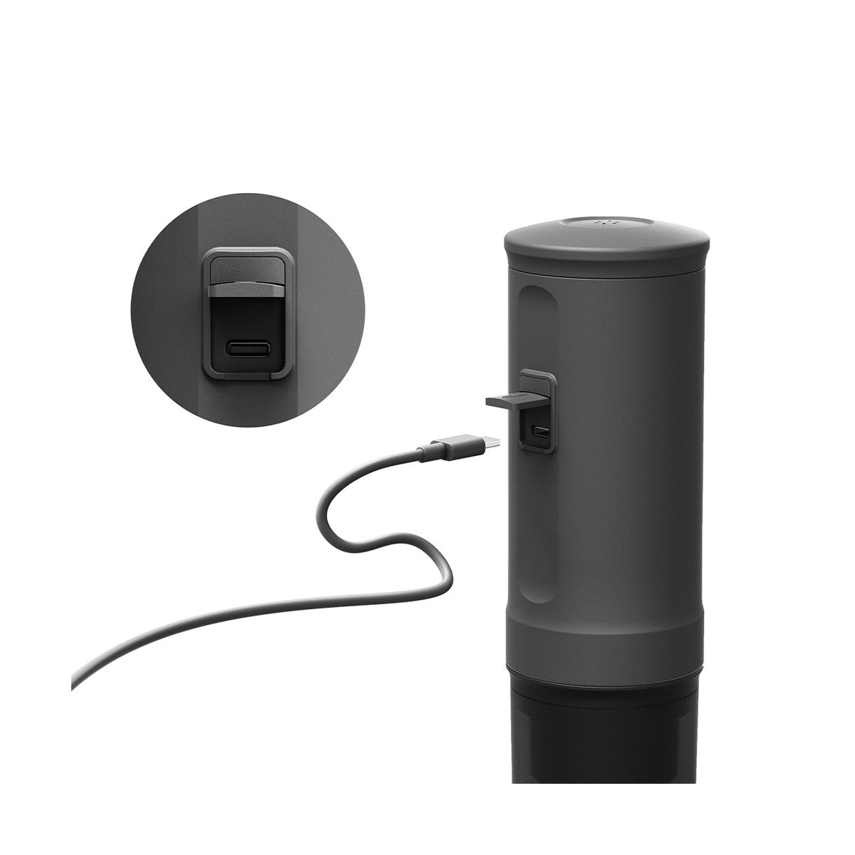 Outin Nano Macchina Espresso Portatile Grigio USB-C Compattta