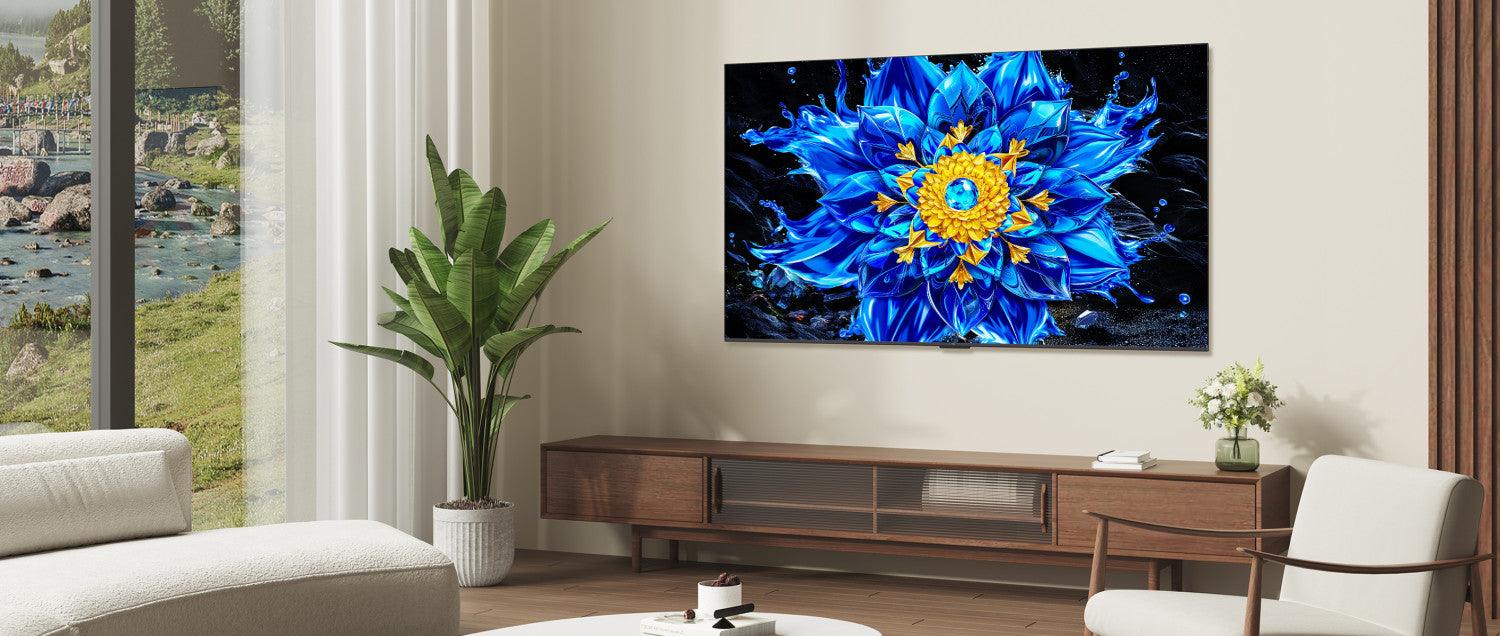 TCL P8L TV 85P8L QD-Mini LED 85", 4K HDR, Google TV, 144Hz VRR, Audio Onkyo 2.1