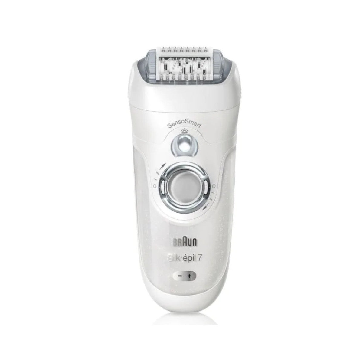 Braun Silk-épil 7 SE7-000 Epilatore Wet Dry Corpo Testina Larga 2 Velocità Argento
