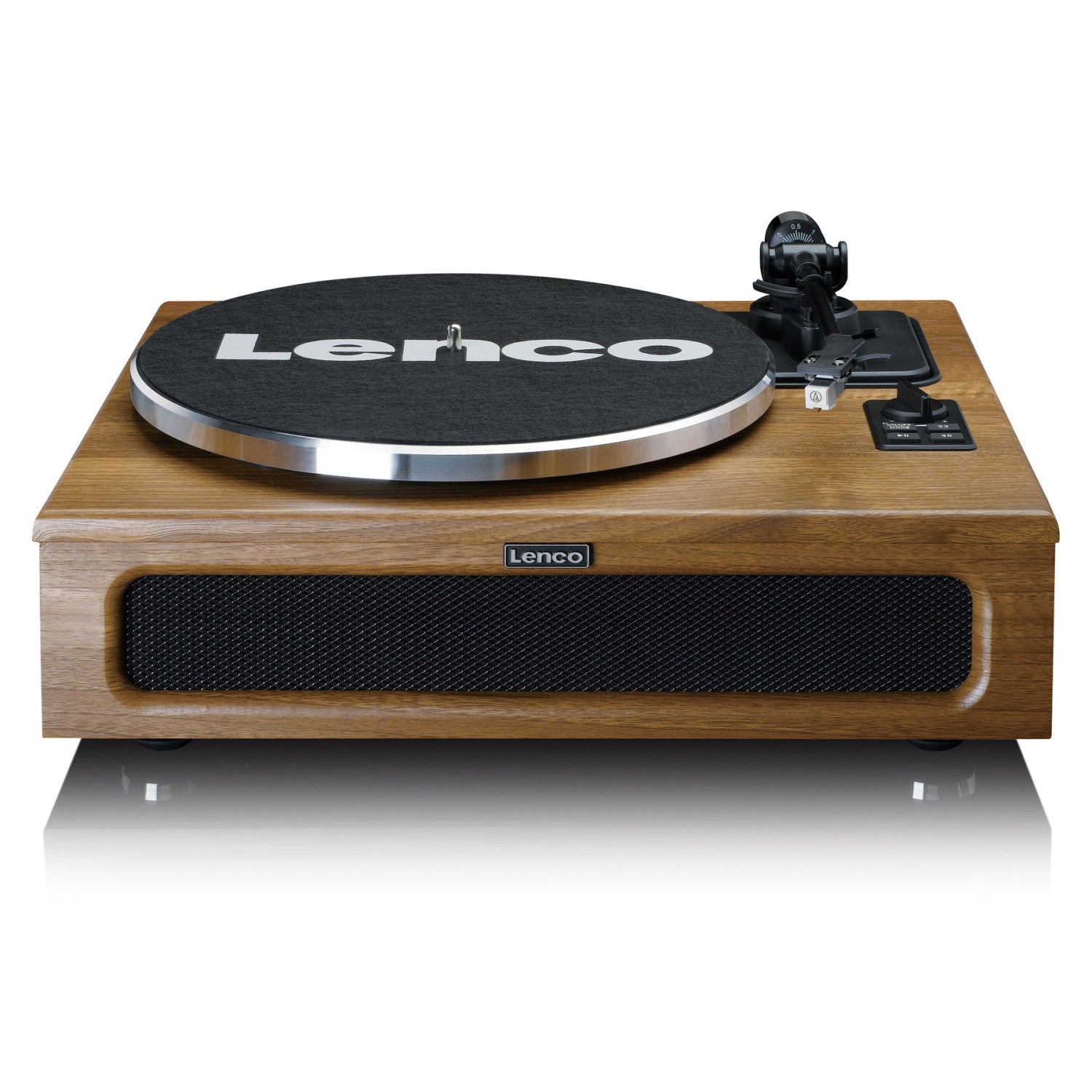 LENCO LS-410WA Giradischi Record Player with 4 built-in speakers - Wood