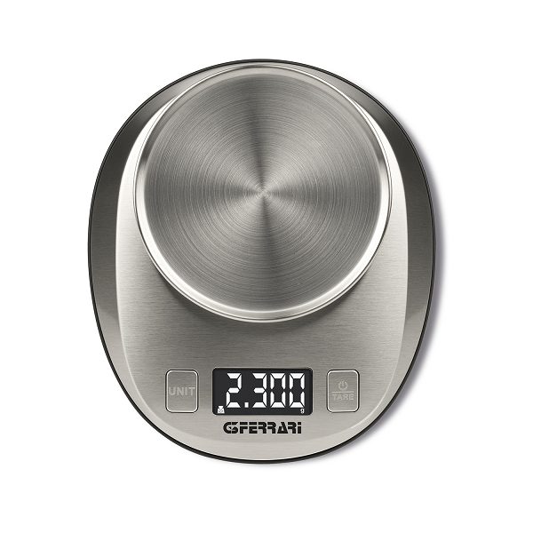 G3 Ferrari G2017200 Nancy Bilancia da Cucina Digitale Inox 5 kg Precisione 1 g