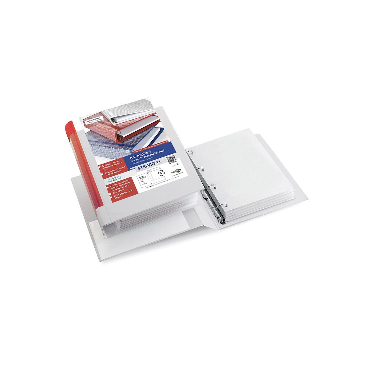 SEI Rota 366546 raccoglitore ad anelli A4 Bianco
