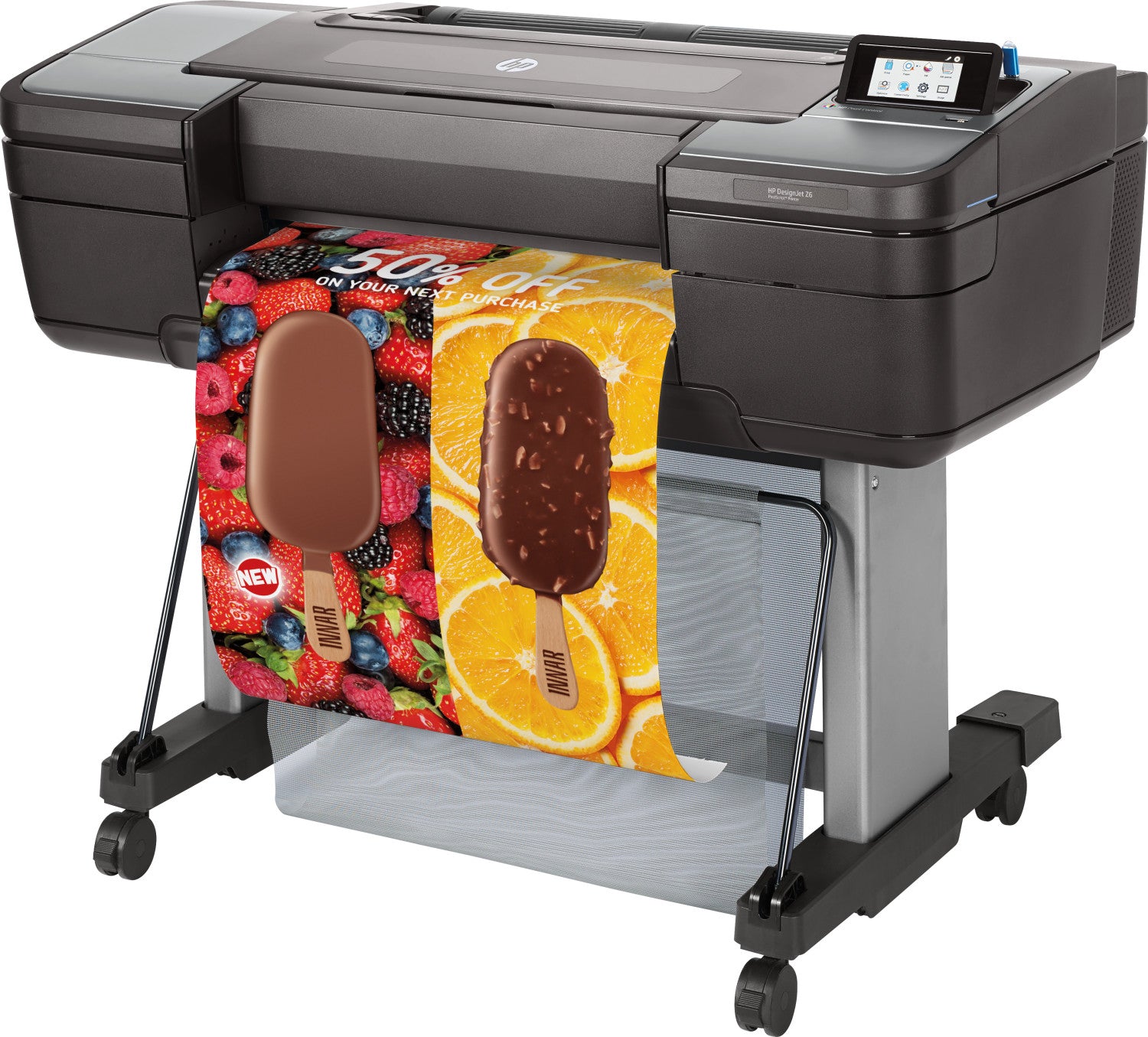 HP T8W15A Designjet Z6 24 Stampante Grandi Formati a Colori 2400x1200 DPI A1 594x841 mm Nero