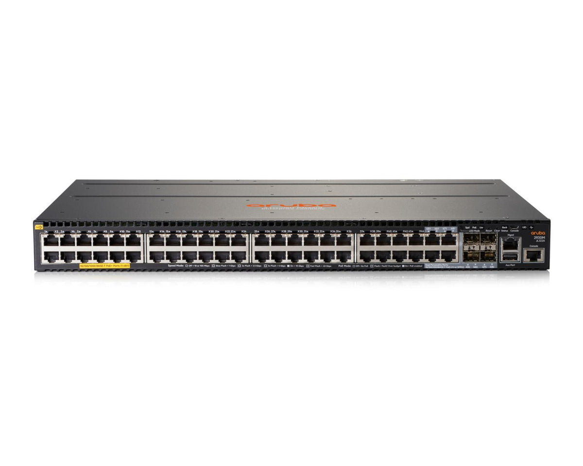 Aruba 2930M 48G PoE 1-slot Gestito L3 Gigabit Ethernet (10/100/1000) Supporto Power over Ethernet (PoE) 1U Grigio