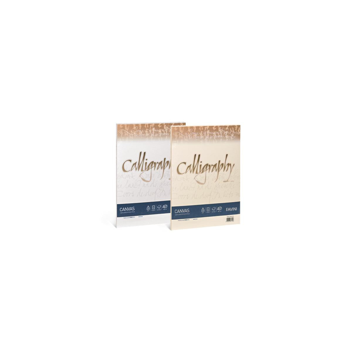 Favini Canvas Calligraphy busta DL (110 x 220 mm) Avorio 25 pz
