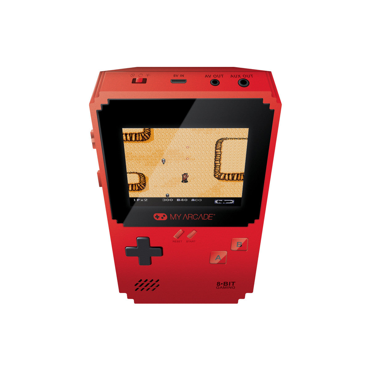 dreamGEAR PIXEL CLASSIC Rosso Gamepad Digitale