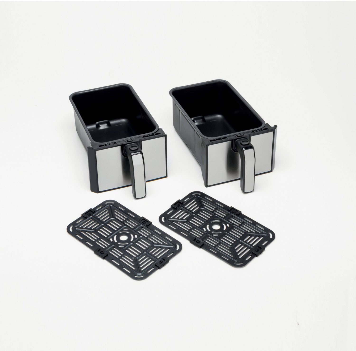 Friggitrice ad Aria Ariete 4624 Doppio Cestello 8 L 1700 W Nero, Argento