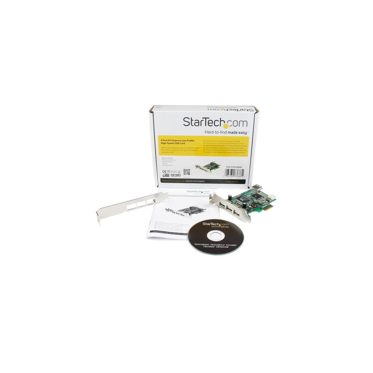 StarTech.com Scheda Pci Express basso prfilo con 4 porte USB 2.0 ad alta velocità