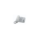 Telefono Fisso Panasonic KX-TS520EX1W con Identificatore di Chiamata Bianco
