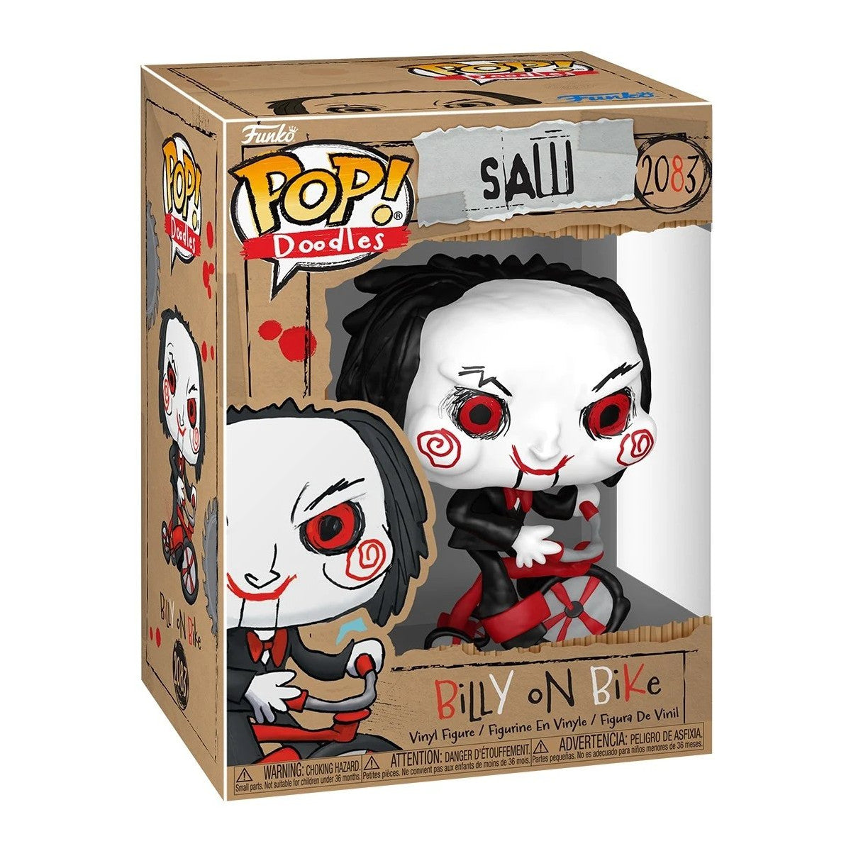 Funko Pop Movies Doodles Billy in Bicicletta Statuetta in Vinile 10,2 cm Saw 93142