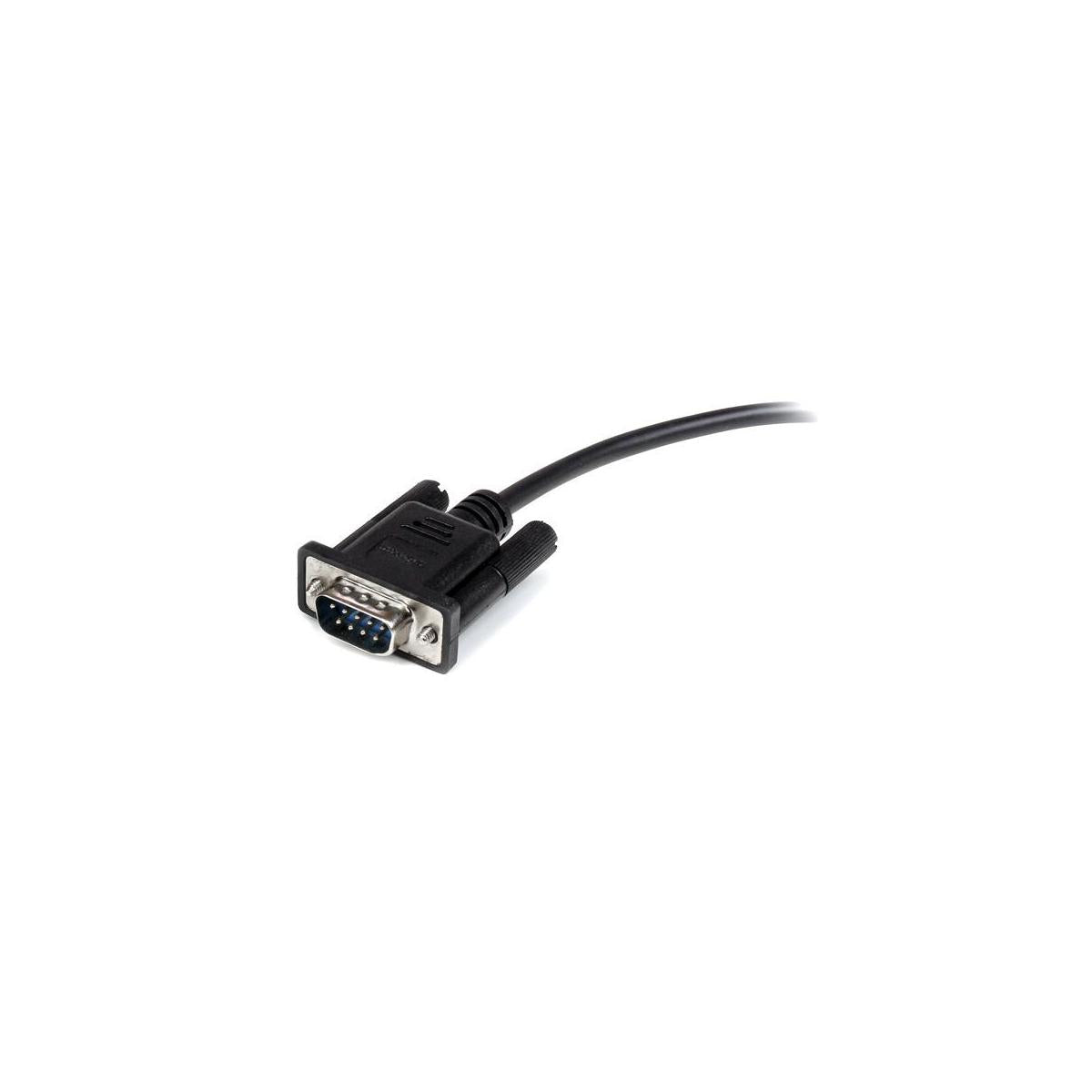StarTech.com Cavo seriale diretto RS232 DB9 nero 2m - M/F
