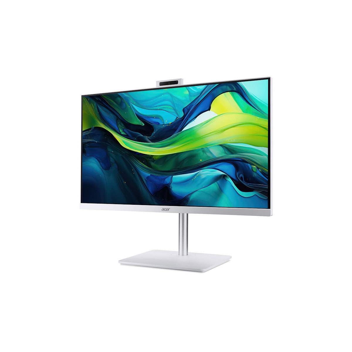 Acer Veriton VZ2417G Intel Core 5 120U 68,6 cm (27pollici) 1920 x 1080 Pixel PC All-in-one 16 GB DDR4-SDRAM 512 GB SSD Windows 11 Pro Wi-Fi 6 (802.11ax) Giallo, Bianco