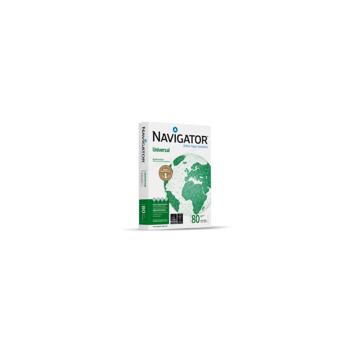 Navigator UNIVERSAL carta inkjet A4 (210x297 mm) Seta 500 fogli Bianco