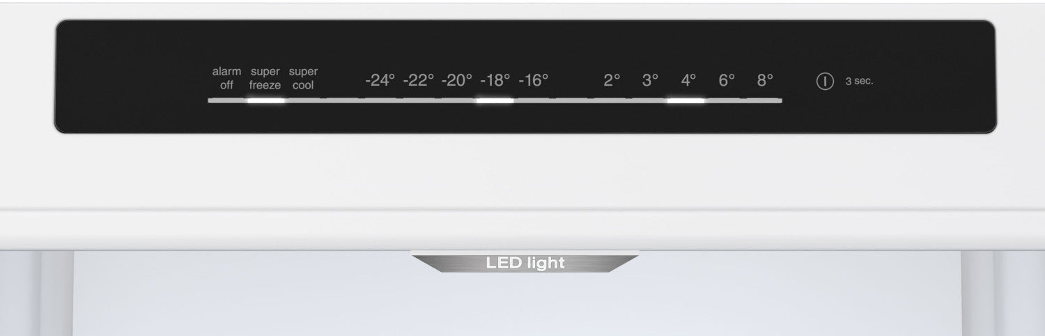 Bosch Serie 4 KGN392I1F , Frigorifero combinato da libera installazione, 203 x 60 cm, Acciaio spazzolato anti-impronta Classe A