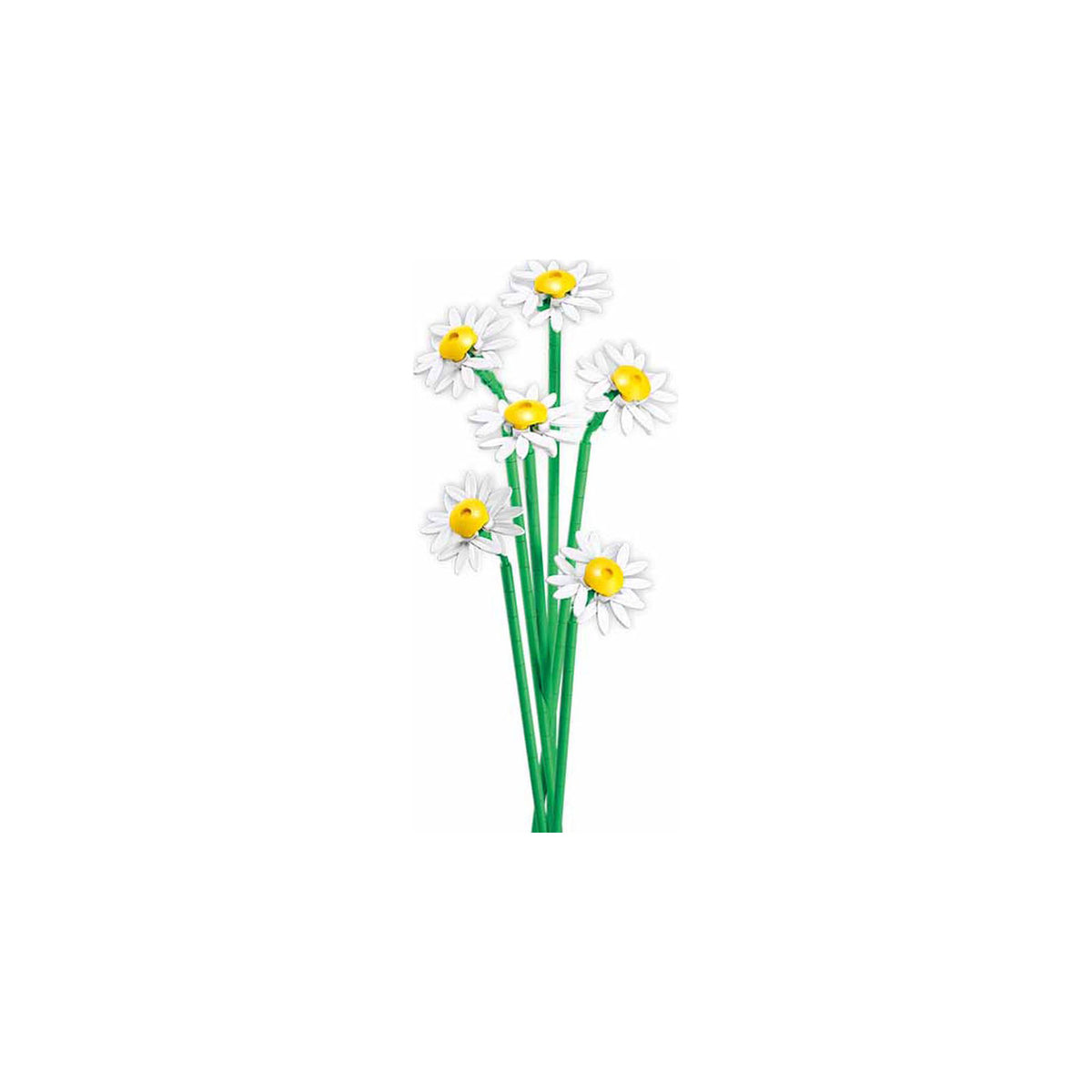Margherite con vaso Sluban M38 B1101 16 Bianco Verde