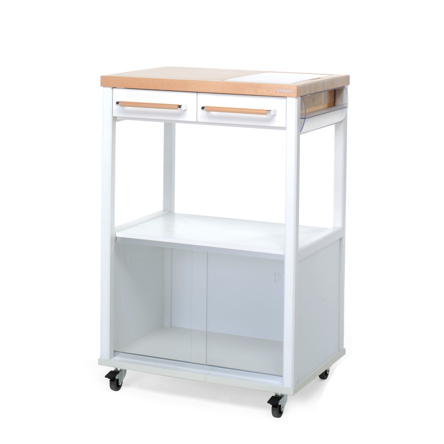 Foppapedretti Carrello portavivande Benchef Bianco naturale