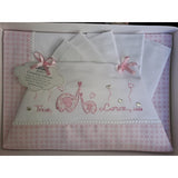 Baby Idea Completo Lenzuola Lettino 3 Pezzi Fantasia Beige 100 Cotone