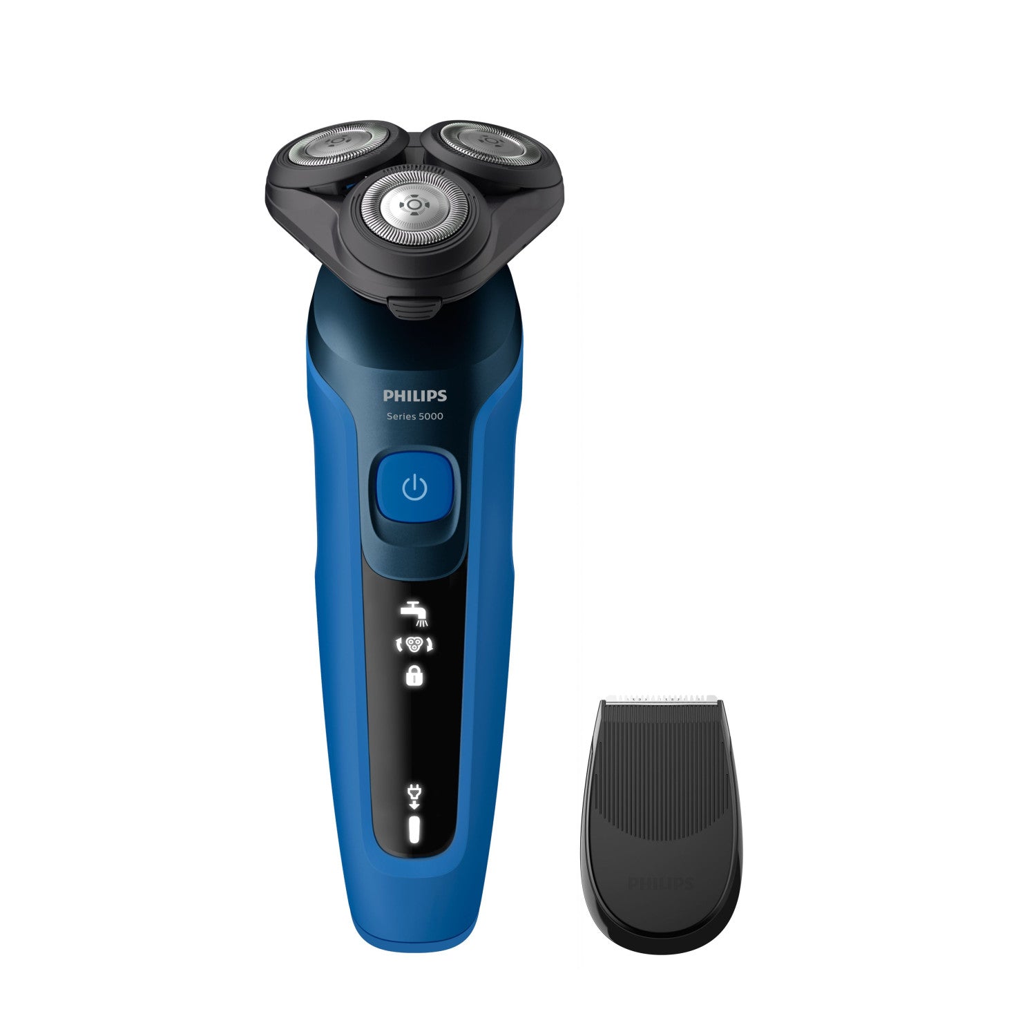 Philips Rasoio Elettrico S5466/17 Shaver Series 5000 Wet e Dry 3 Testine Rotanti Cordless Ricaricabile