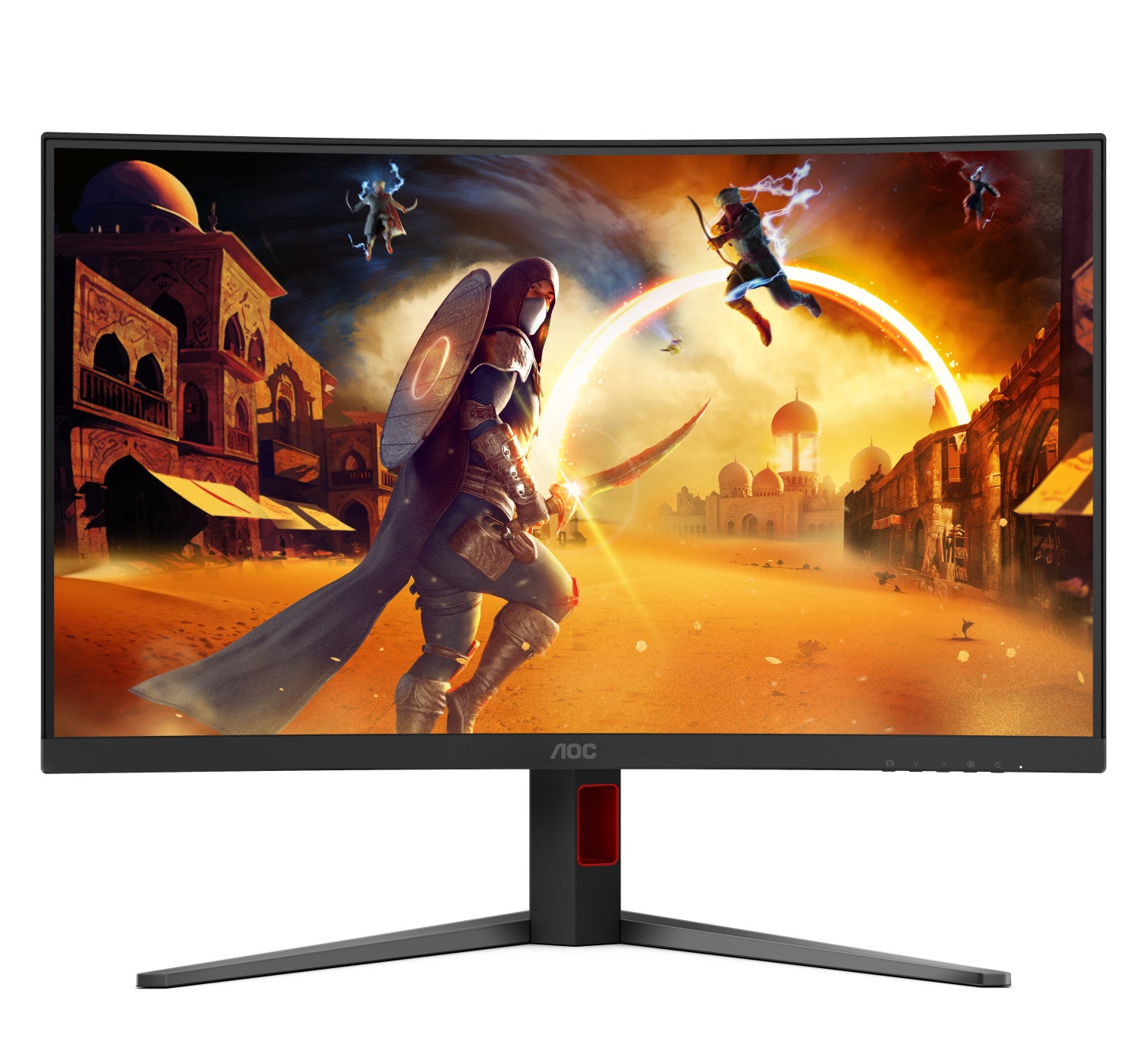 AOC G4 C32G4Z Monitor PC 80 cm (31.5 pollici) 1920 x 1080 Pixel Nero, Rosso