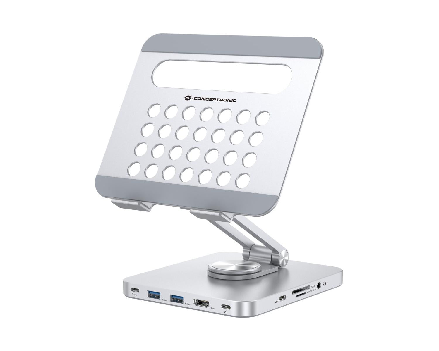 Conceptronic DONN26G carrello e supporto multimediale Argento Tablet