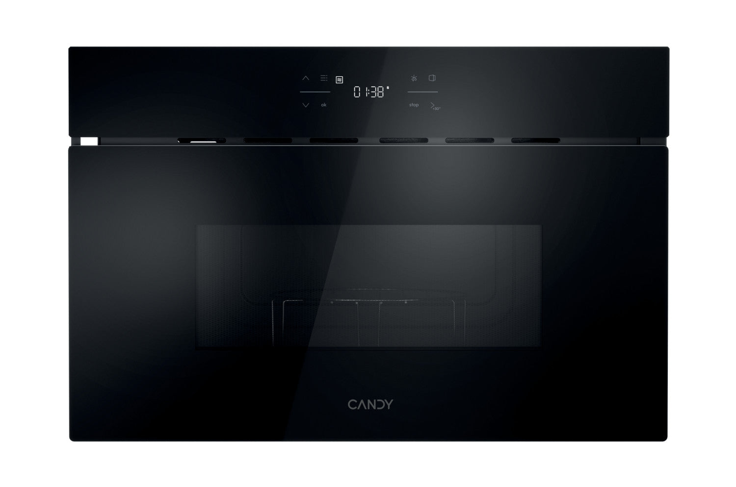 Candy CA38SMBF7XS Nero Microonde con grill Da incasso 24 L 750 W
