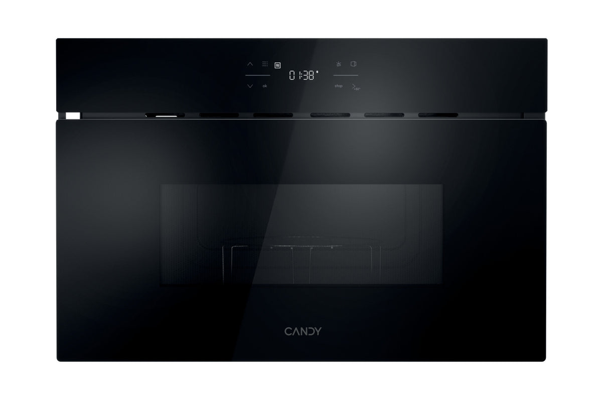 Candy CA38SMBF7XS Nero Microonde con grill Da incasso 24 L 750 W