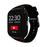 SaveFamily Iconic Plus 2 4,52 cm (1.78pollici) 40 mm Digitale Touch screen 4G Nero Wi-Fi GPS (satellitare)