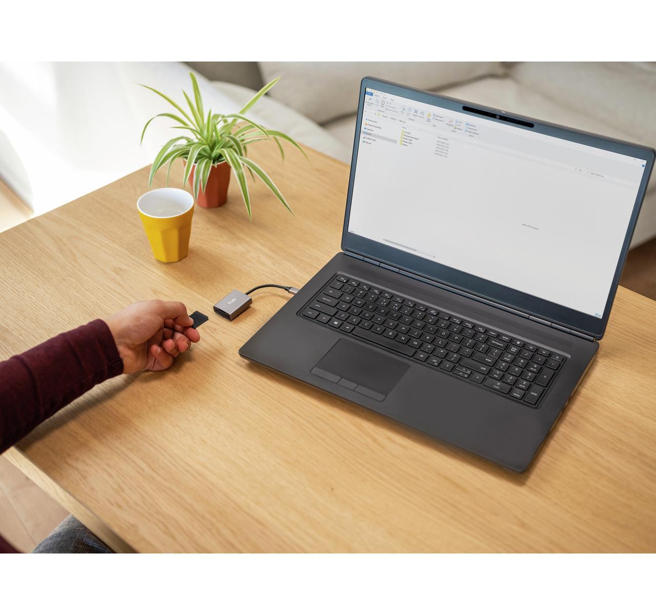 Trust 24136 Lettore di Schede USB 3.2 Type-C Alluminio