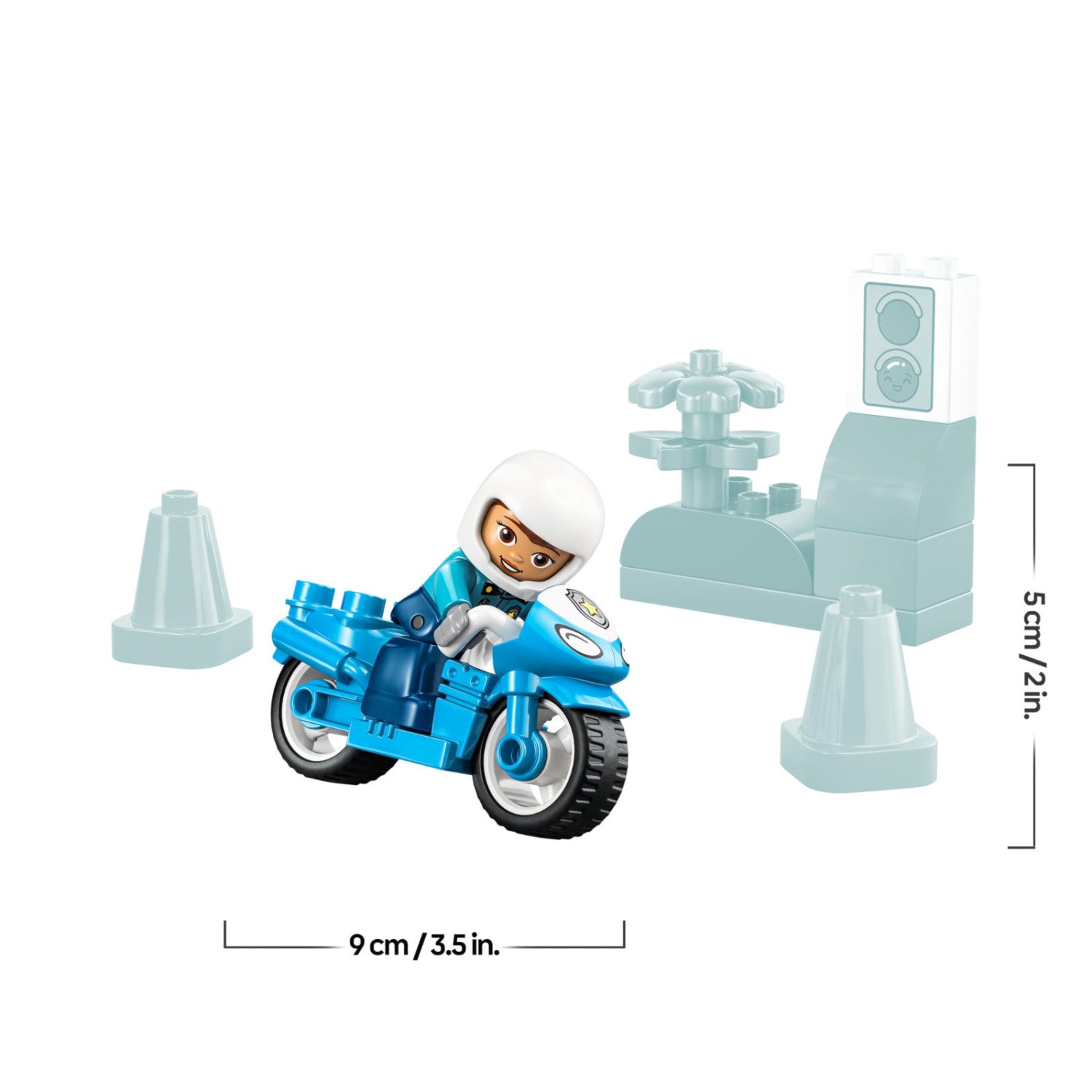 LEGO DUPLO Motocicletta Blu Della Polizia 10471