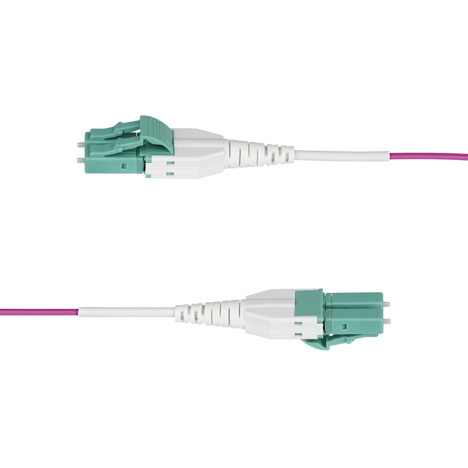 StarTech.com Cavo in fibra ottica multimodale da 3m LC a LC (UPC) OM4 Viola Erica, 50/125 µm, 40G/100G, LOMMF/VCSEL, cavo in fibra Uniboot, certificato OFNR Riser
