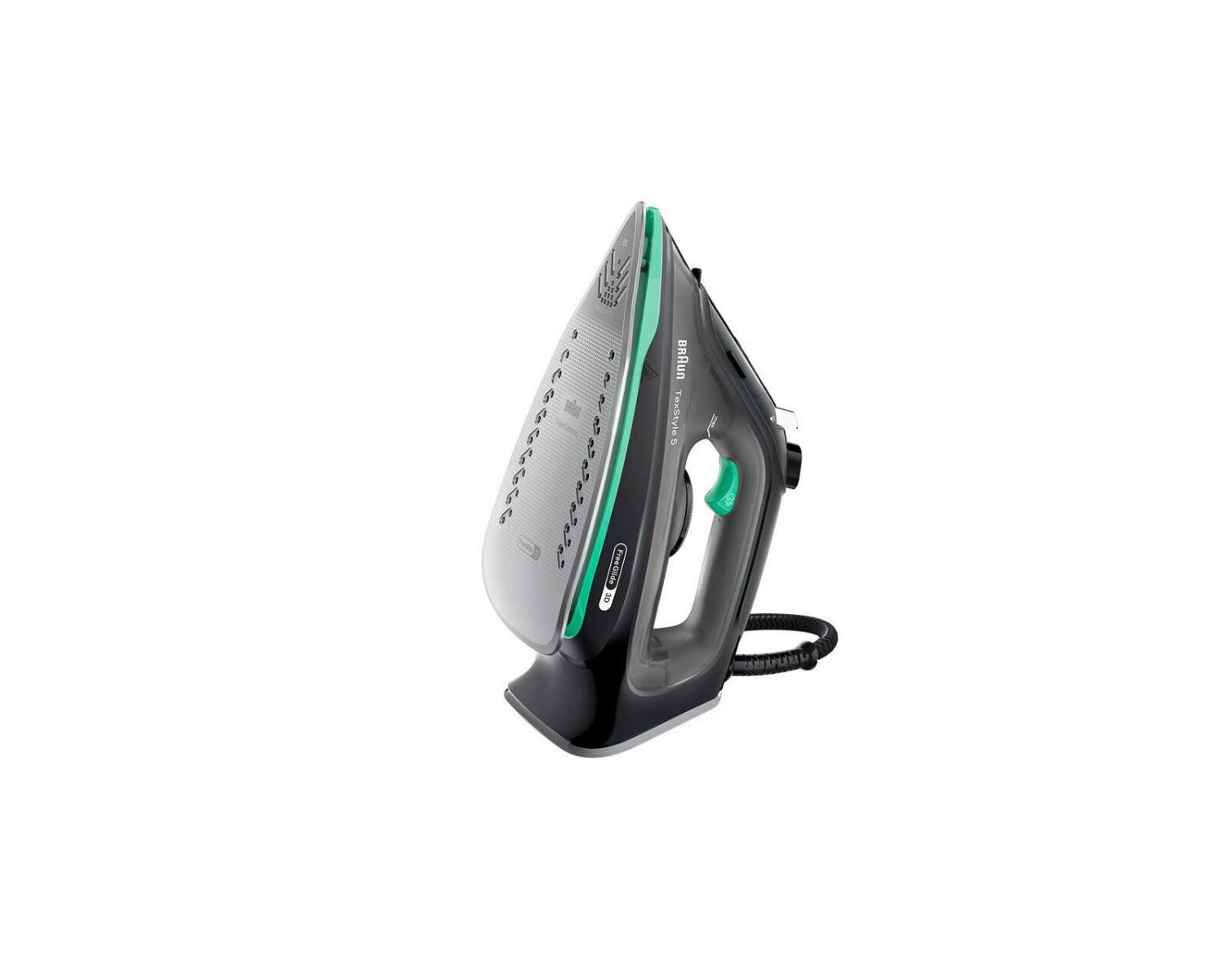 Braun TexStyle 5 SI 5277 GR ferro da stiro a secco e a vapore Piastra in Ceramica 2700 W Verde