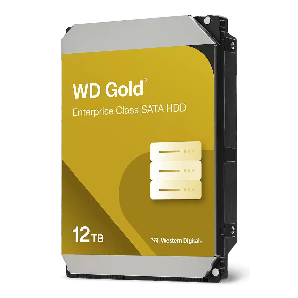 Western Digital Gold WD122KRYZ disco rigido interno 12 TB 7200 Giri/min 512 MB 3.5" Serial ATA III