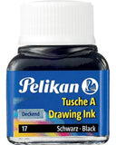 Pelikan Inchiostro di china nero, flacone da 10 ml