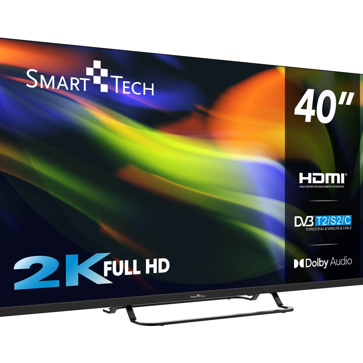 Smart-Tech 40FN01V3 TV 101,6 cm 40 pollici Full HD Grigio 250 cd m2