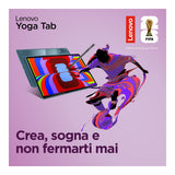Lenovo Yoga Tab Plus - Display 12.7" 3K (2944x1840) LTPS 900nits 60Hz - CPU Qualcomm Snapdragon 8 Gen 3 - RAM 16GB - Memoria 256GB UFS - Grafica Qualcomm Adreno 750 - Connettività WiFi - Android 14 - Tab Pen Pro Folio Keyboard Inclusi