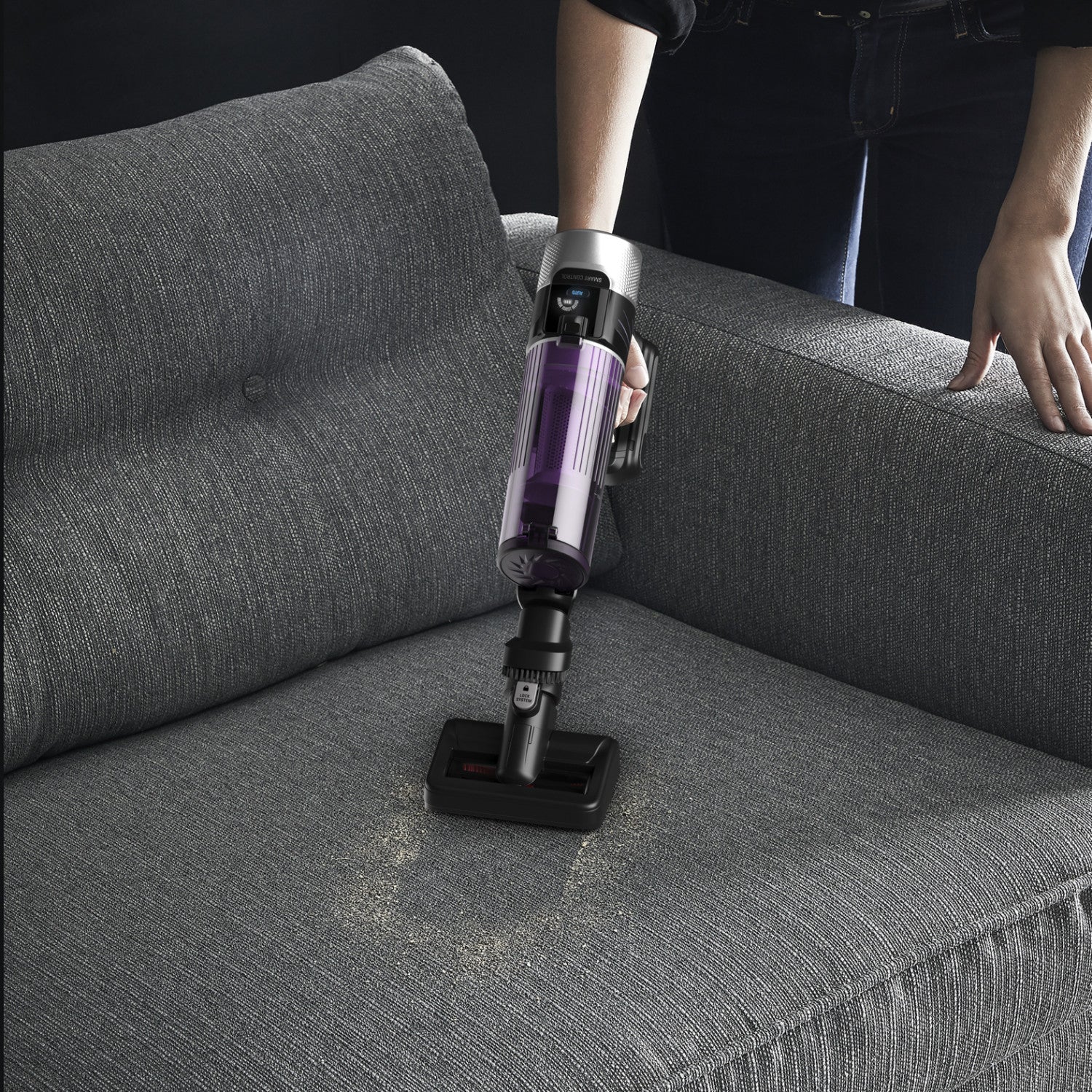 Rowenta X-Force Flex 9.60 RH2037 aspirapolvere senza filo Nero Viola Senza sacchetto