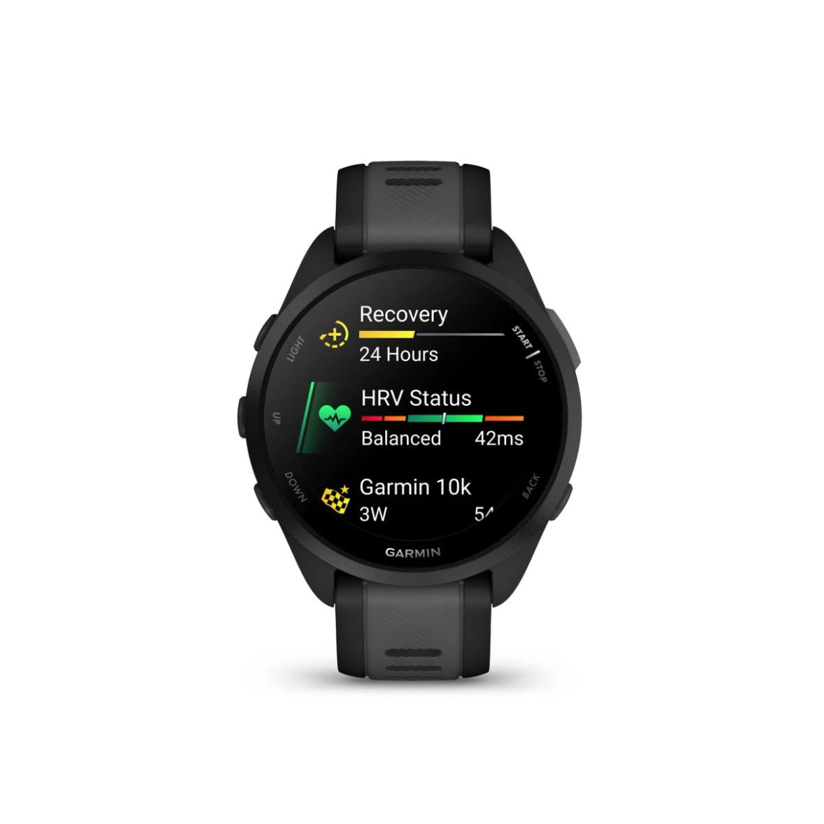 Garmin Forerunner 165 3.05 cm 1.2pollici AMOLED Digitale 390 x 390 Pixel Touch screen Nero GPS satellitare